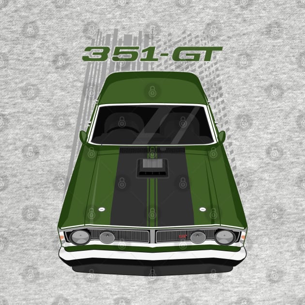 Ford Falcon XY GTHO Phase 3 - Green by V8social